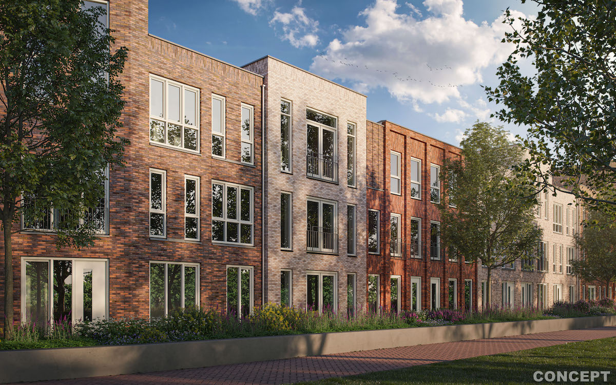 Bataviahaven-Lelystad-appartementen-herenhuizen-Stadsfront