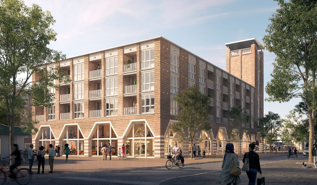Marktgebouw-nieuwbouw-appartementen-Nieuw-Vennep