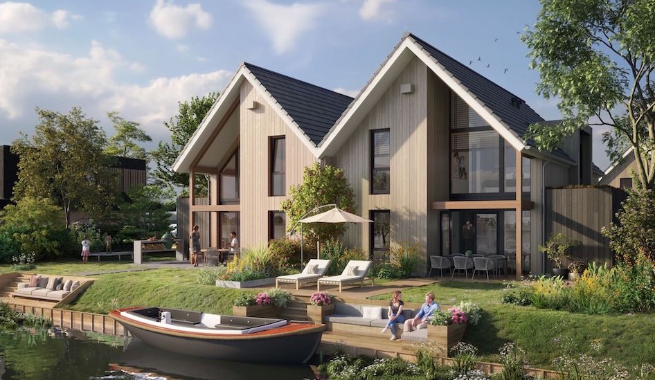 Weesperhout-Weespersluis-houtbouw-tweekappers-vrijstaande-woningen