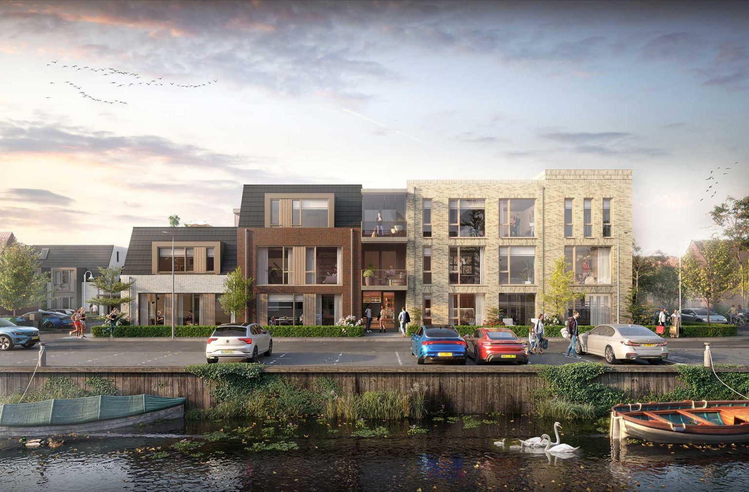 Pontstaete-nieuwbouw-appartementen-tweekappers-Aalsmeer