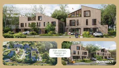 DuinHout-houten-rijwoningen-tweekappers-Almere-Duin-fase-3