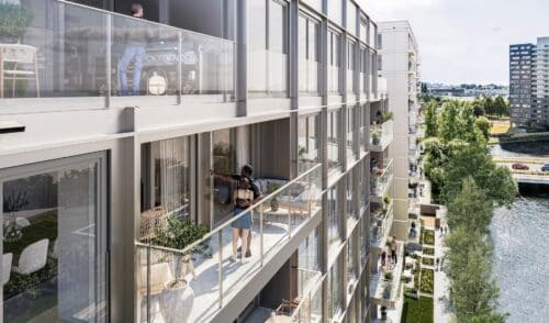ACE (fase 2): nieuwbouw appartementen en stadswoningen aan het water in Amsterdam Nieuw-West