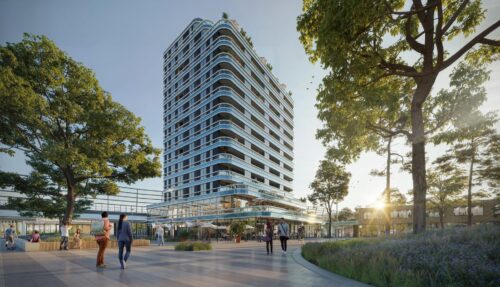 Blau: nieuwbouw appartementen en penthouses aan het Delflandplein in Amsterdam