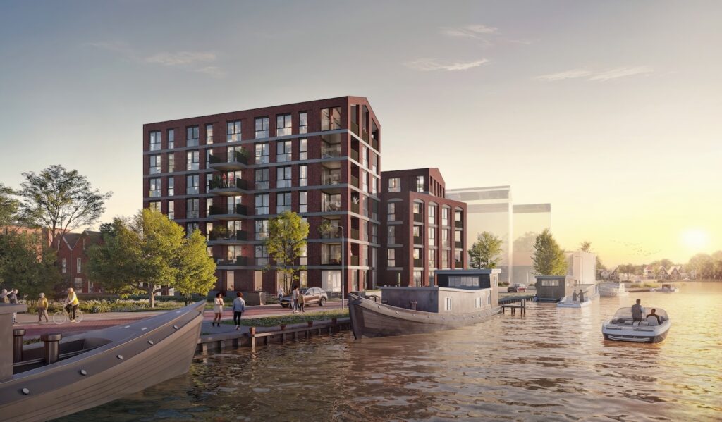 HIER aan de Zaan: nieuwbouw woningen in de Zaanbocht in Wormer.