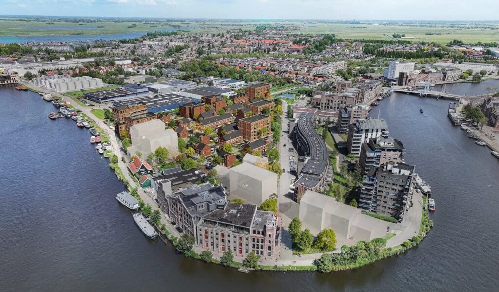 HIER aan de Zaan: nieuwbouw woningen in de Zaanbocht in Wormer.