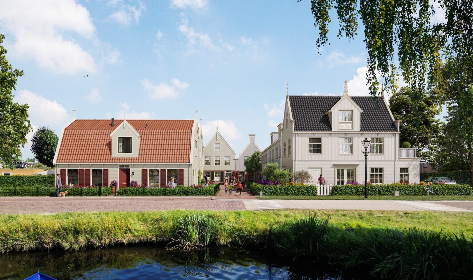 La Vie, nieuwbouw woningen in traditionele Broeker bouwstijl in het schilderachtige Broek in Waterland.