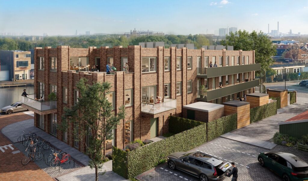 Rolreder: nieuwbouw woningen in Krommenie