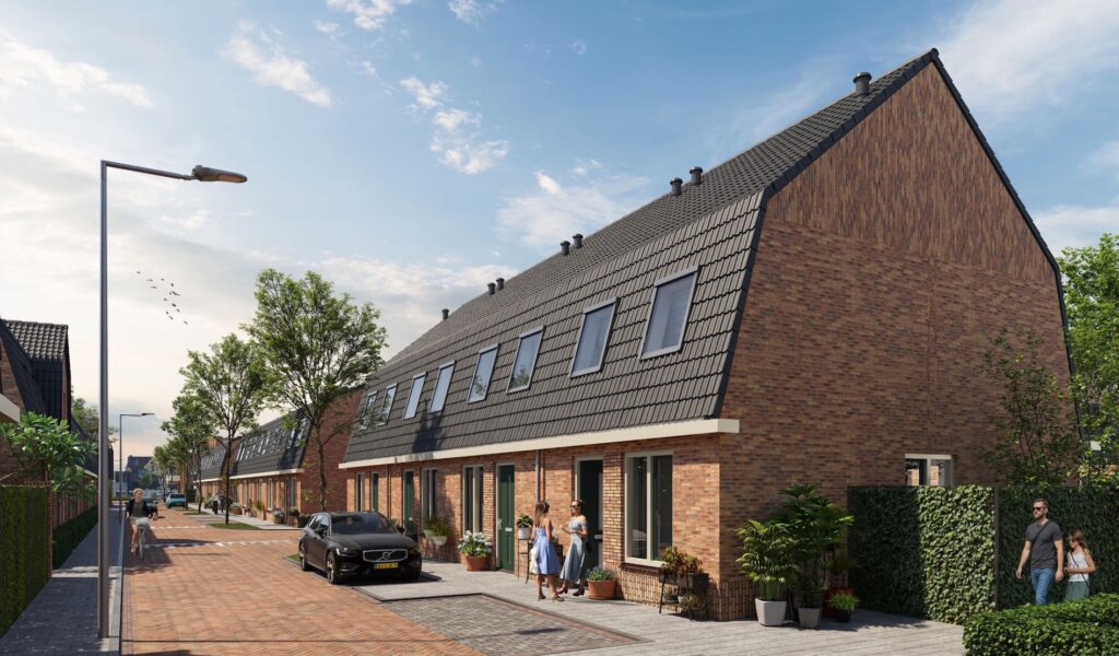 Rolreder: nieuwbouw woningen in Krommenie