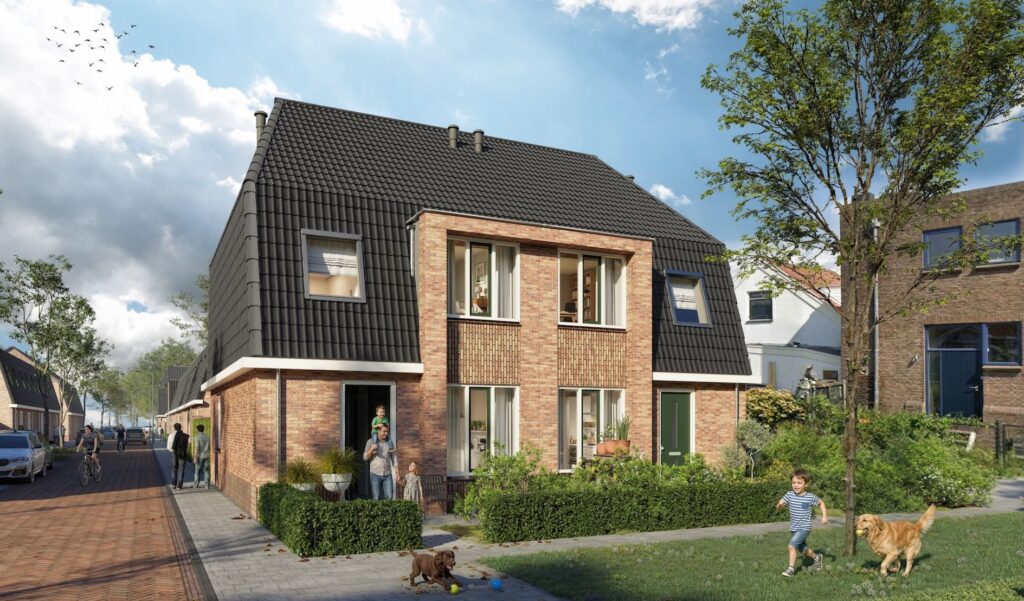 Rolreder: nieuwbouw woningen in Krommenie