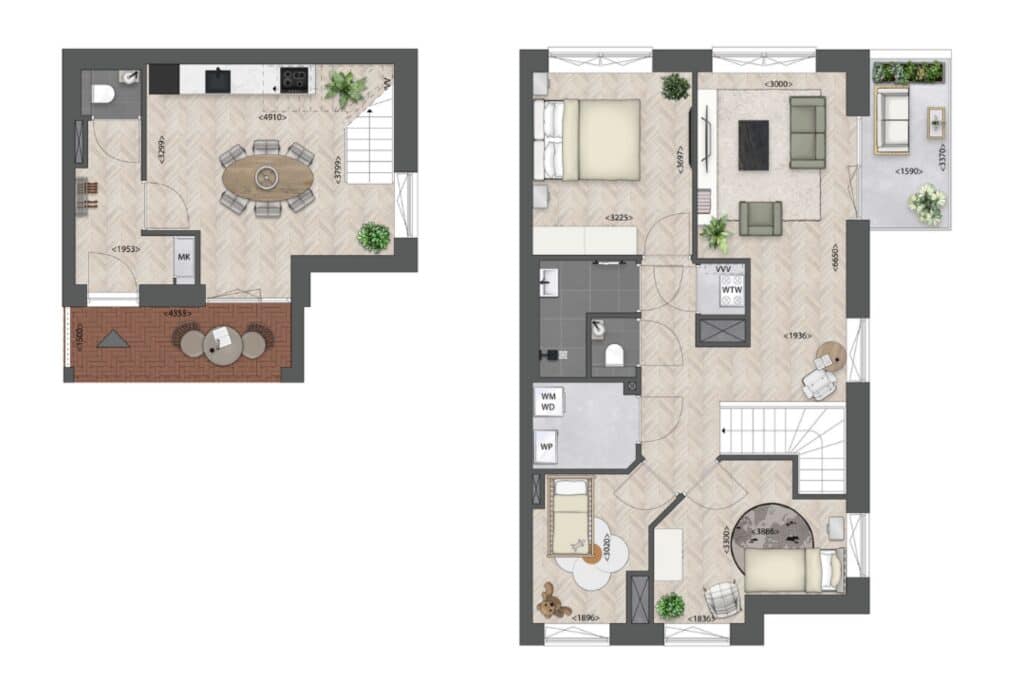 Hoekse-Nes-nieuwbouw-appartementen-Amsterdam-Nieuw-West-plattegrond-stadswoning